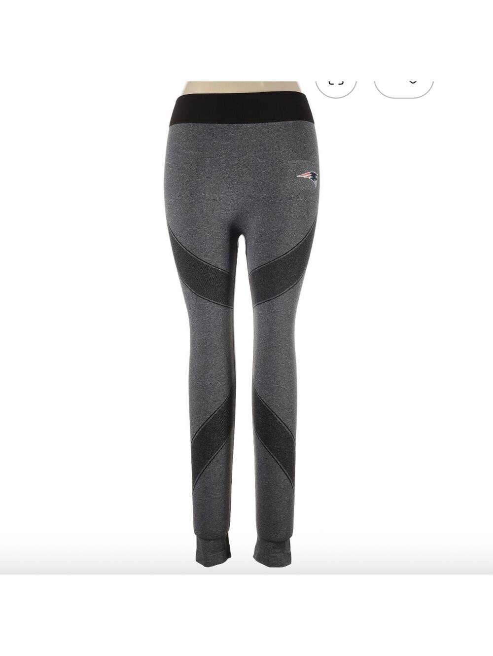 NFL New England Patriots Women's Gray Active Pants Size L